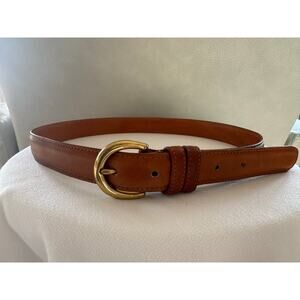 Coach camel colored leather belt